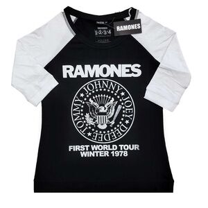 Black and White Kids Raglan Shirt